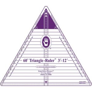Regla triangular 60° 3-12 pulgadas Marti Michell 8975