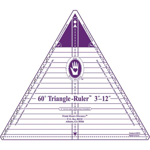 Regla triangular 60° 3-12 pulgadas Marti Michell 8975