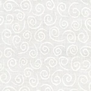 MUSLIN MATES SWIRLS WHITE 9920-11