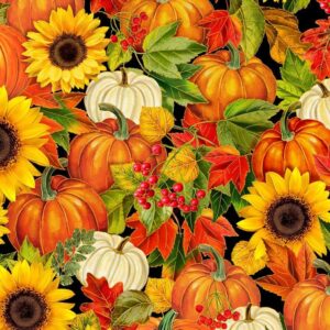 HARVEST FLORAL METALLIC AUTUMN CM-2801