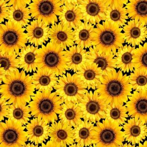 PACKED MET SUNFLOWERS YELLOW CM-2802